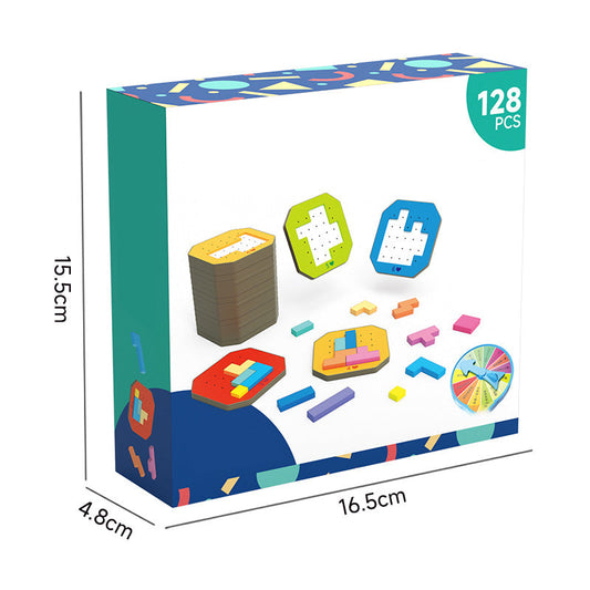 BrainBuilders™ – Buntes Block-Puzzlespiel