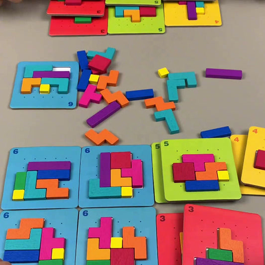 BrainBuilders™ – Buntes Block-Puzzlespiel