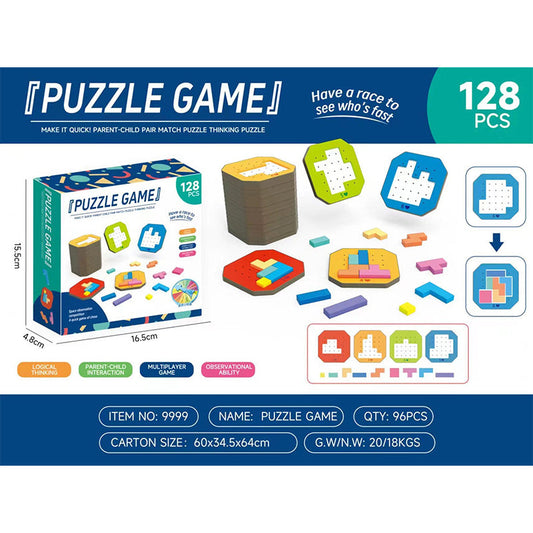 BrainBuilders™ – Buntes Block-Puzzlespiel