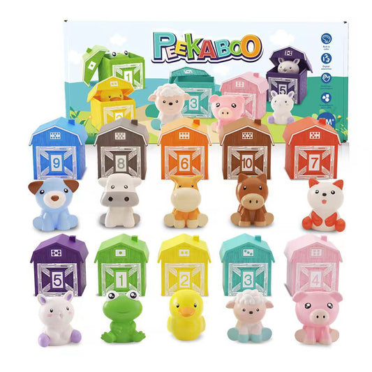 LittleFarmFriends™ - Montessori-inspirierter Bauernhof - Tierspielzeug